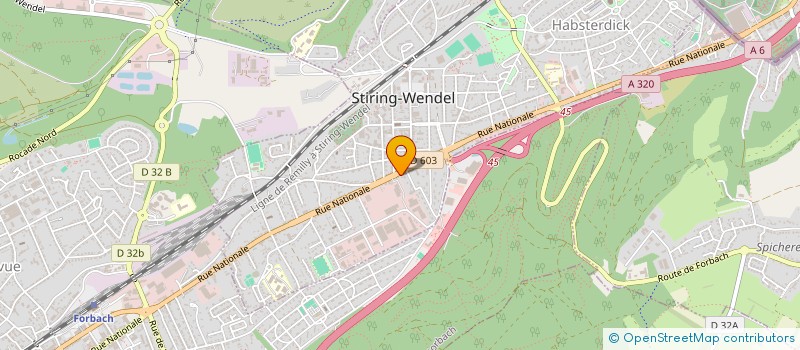 localisation de l'entreprise SCI JMPIMMOBILIER  STIRING-WENDEL