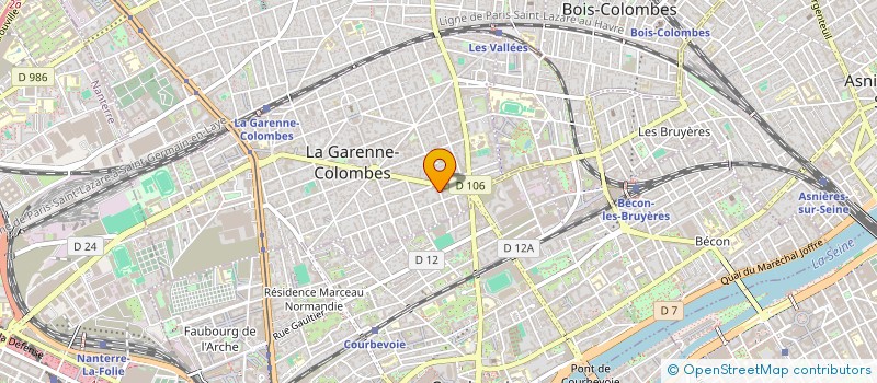 localisation de l'entreprise SCI JMPS à LA GARENNE-COLOMBES