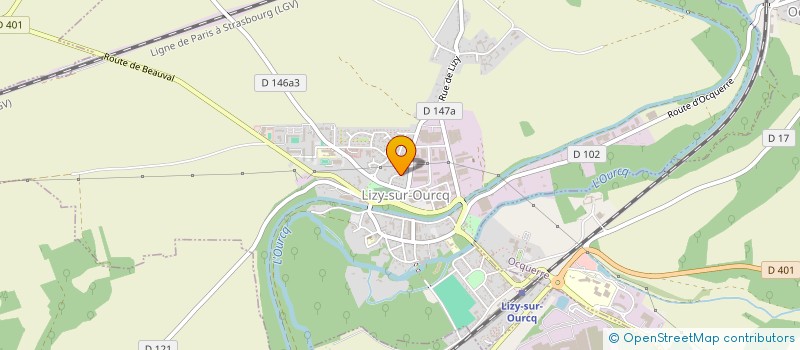 localisation de l'entreprise SCI JMPS-SOREDE  LIZY-SUR-OURCQ