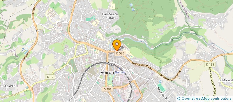 localisation de l'entreprise SCI JMPV à VOIRON