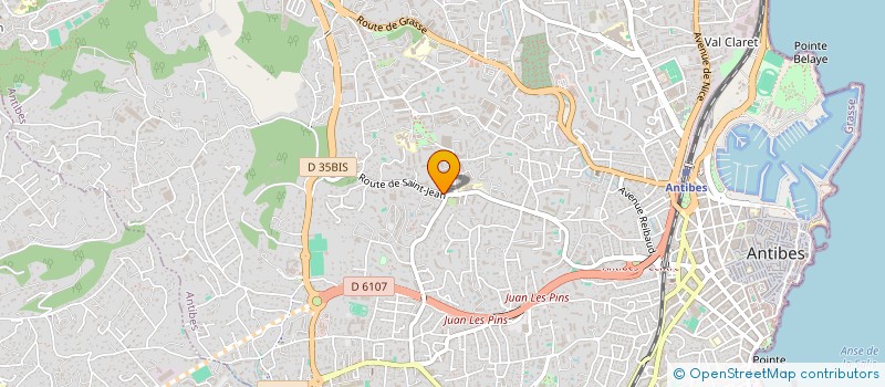 localisation de l'entreprise SCI JMR à ANTIBES