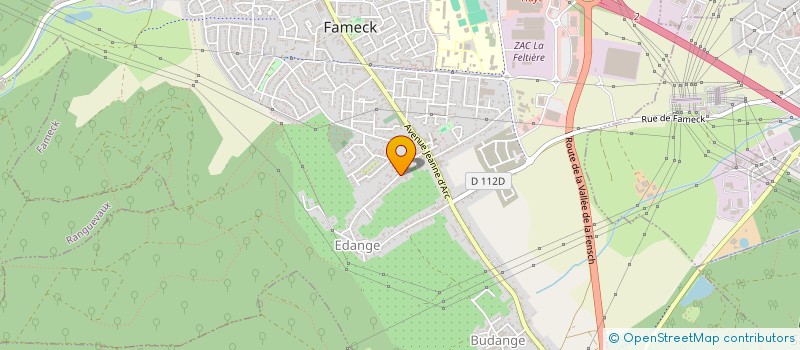 localisation de l'entreprise SCI JMR  FAMECK