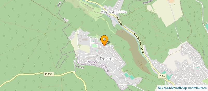 localisation de l'entreprise SCI JMR  MOYEUVRE GRANDE