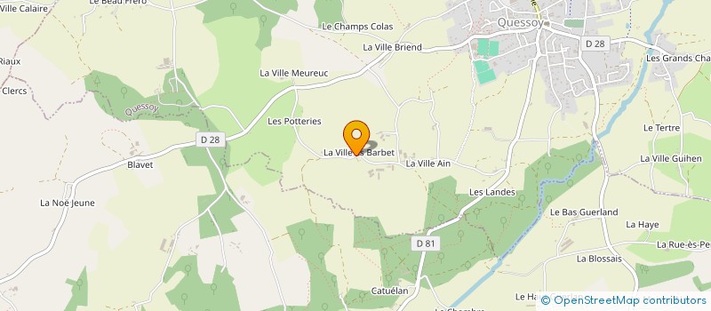 localisation de l'entreprise SCI JMR  QUESSOY