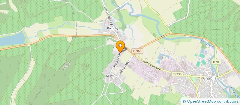 localisation de l'entreprise SCI JMRM  CHABLIS