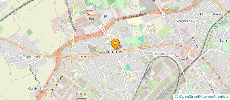 localisation de l'entreprise SCI JMROBS à LILLE