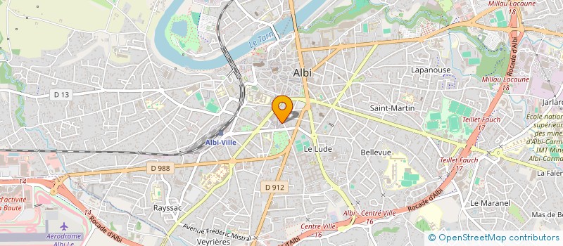 localisation de l'entreprise SCI JMS-2 à ALBI