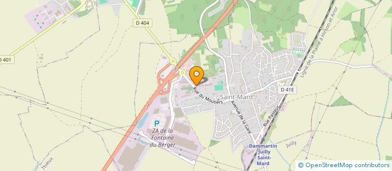 localisation de l'entreprise SCI JMS  SAINT-MARD