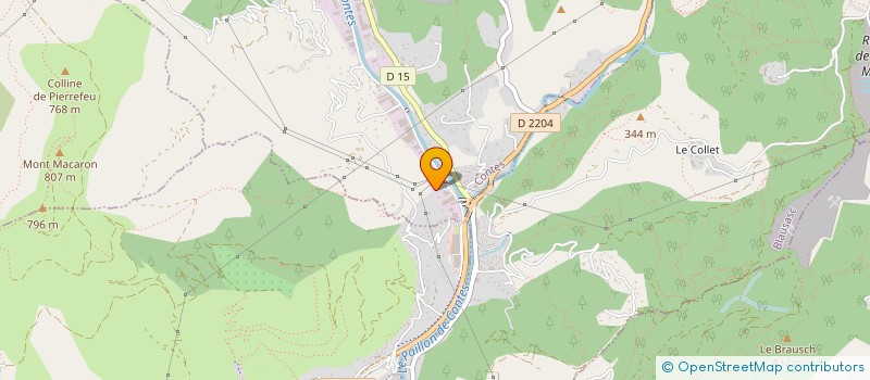 localisation de l'entreprise SCI JMS à CONTES