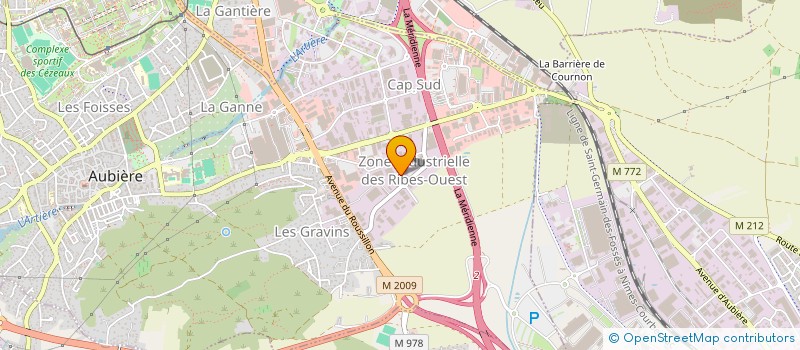 localisation de l'entreprise SCI JMS  AUBIERE