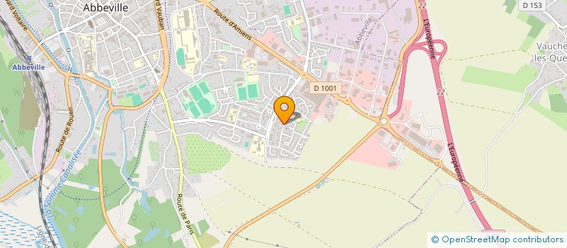 localisation de l'entreprise SCI JMS  ABBEVILLE