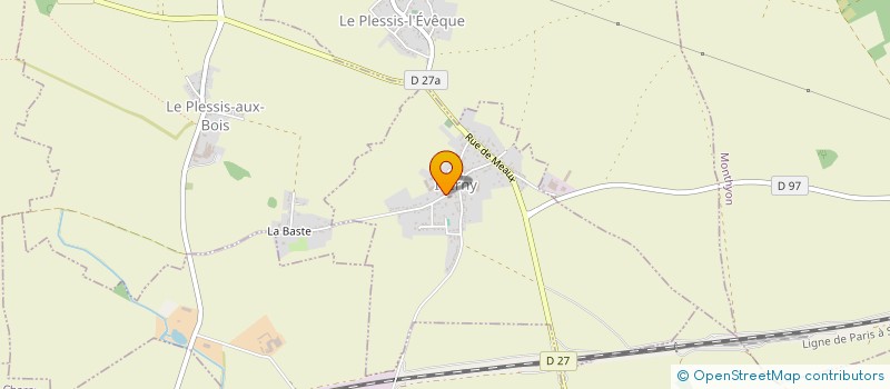 localisation de l'entreprise SCI JMS  IVERNY