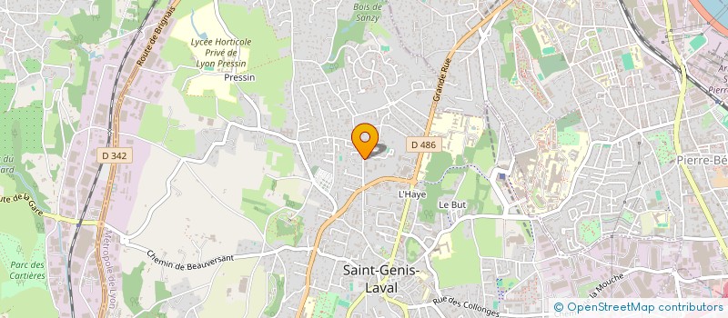 localisation de l'entreprise SCI JMS  SAINT-GENIS-LAVAL