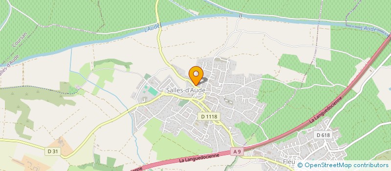 localisation de l'entreprise SCI JMS  SALLES-D'AUDE