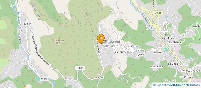 localisation de l'entreprise SCI JMS à CHATEAUNEUF-VILLEVIEILLE