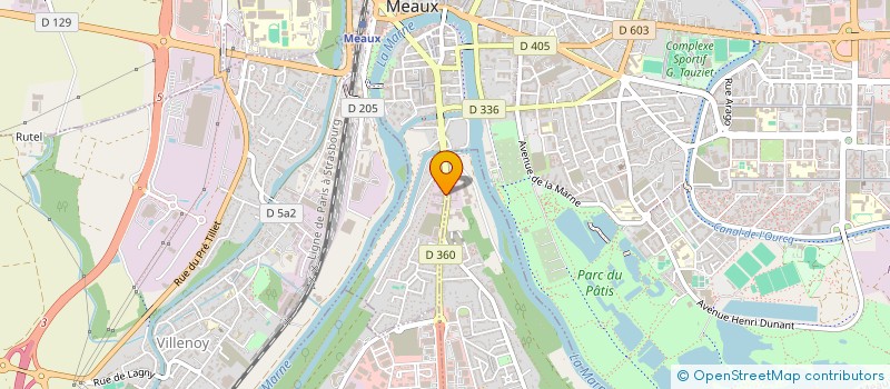 localisation de l'entreprise SCI JMS à MEAUX