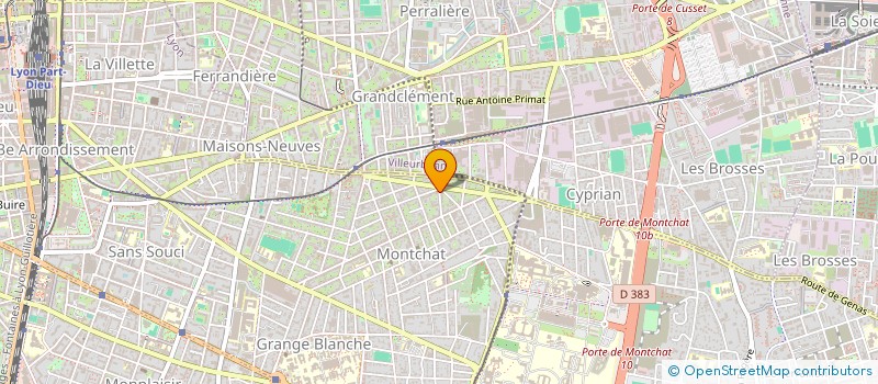 localisation de l'entreprise SCI JMS PERLERAIE  LYON