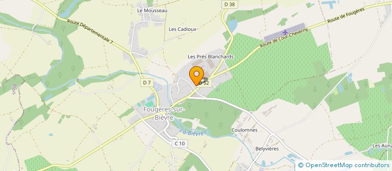 localisation de l'entreprise SCI JMSAOJ  LE CONTROIS-EN-SOLOGNE