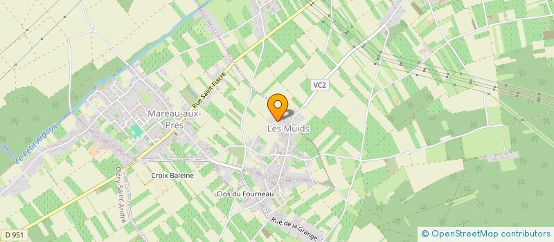 localisation de l'entreprise SCI JMSCB à MAREAU-AUX-PRES
