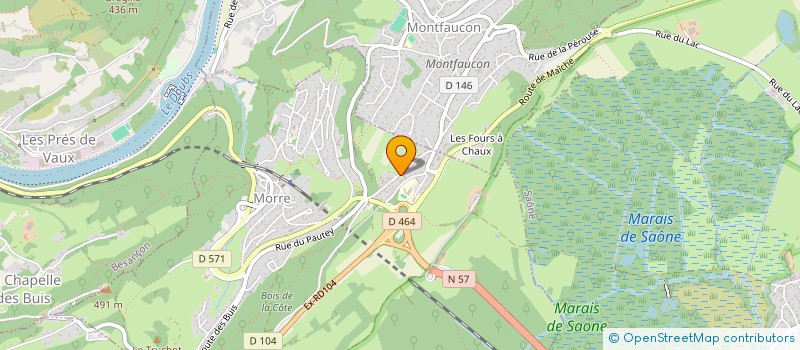 localisation de l'entreprise SCI JMT  MORRE