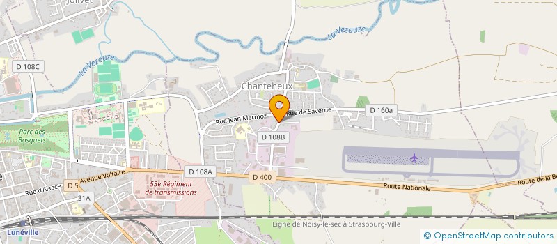 localisation de l'entreprise SCI JMT  CHANTEHEUX