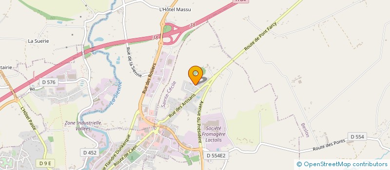 localisation de l'entreprise SCI JMTBO  SAINTE-CECILE