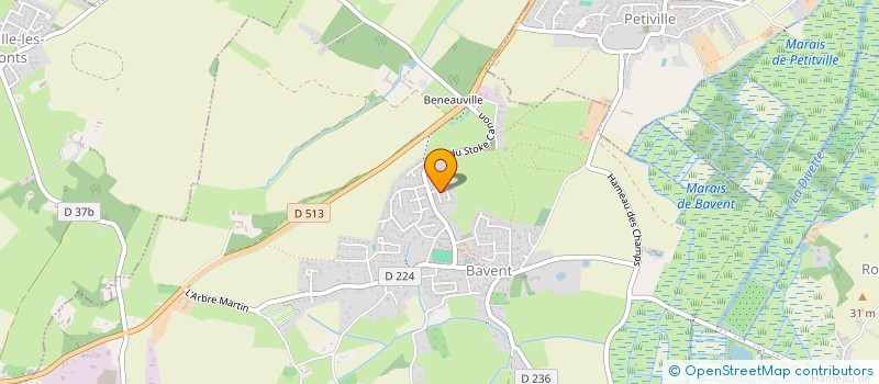 localisation de l'entreprise SCI JMTH  BAVENT