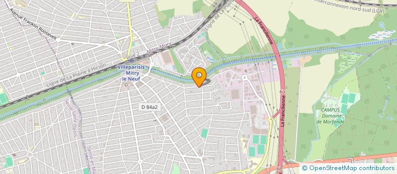 localisation de l'entreprise SCI JMTL  VILLEPARISIS