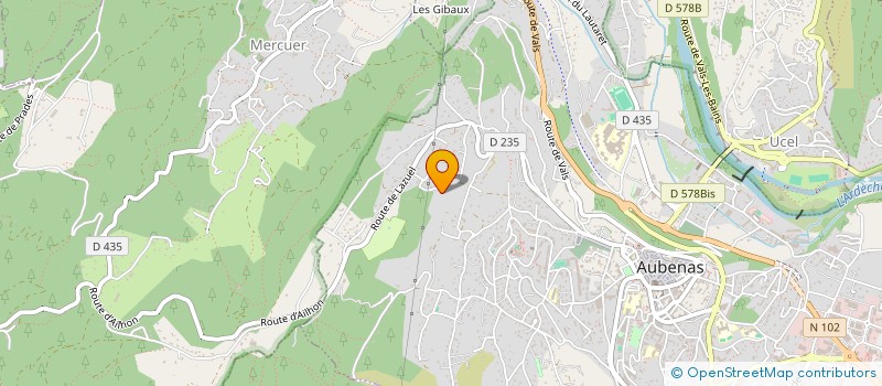 localisation de l'entreprise SCI JMTO à AUBENAS