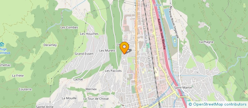 localisation de l'entreprise SCI JMTO à SALLANCHES