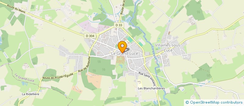 localisation de l'entreprise SCI JMV  LE GRAND-LUCE