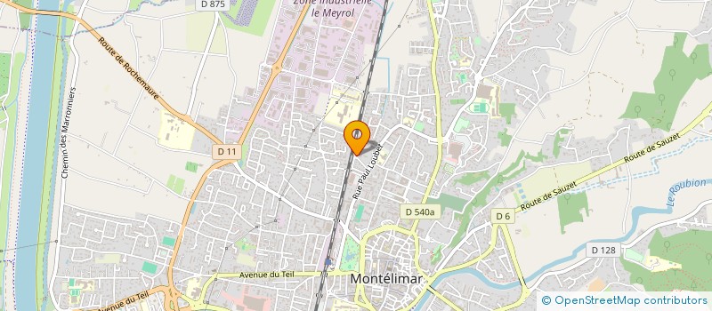 localisation de l'entreprise SCI JMV à MONTELIMAR