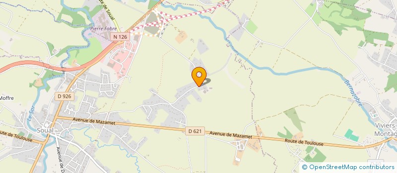 localisation de l'entreprise SCI JMV CAYREL  SOUAL