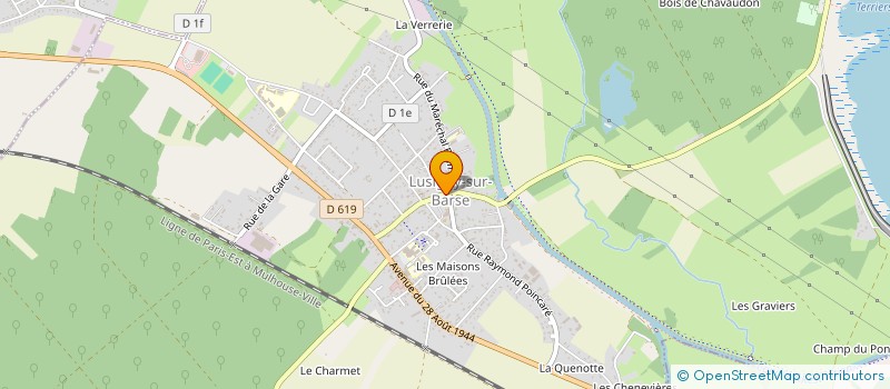 localisation de l'entreprise SCI JMVDL à LUSIGNY-SUR-BARSE