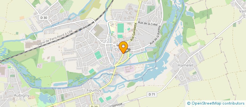 localisation de l'entreprise SCI JMVJ à CORBIE