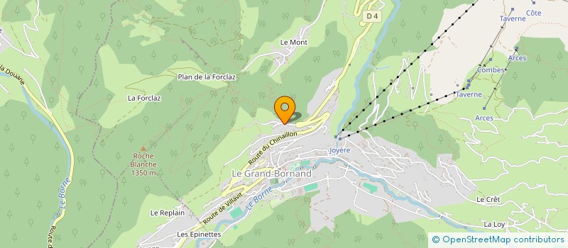 localisation de l'entreprise SCI JMVJ à LE GRAND-BORNAND