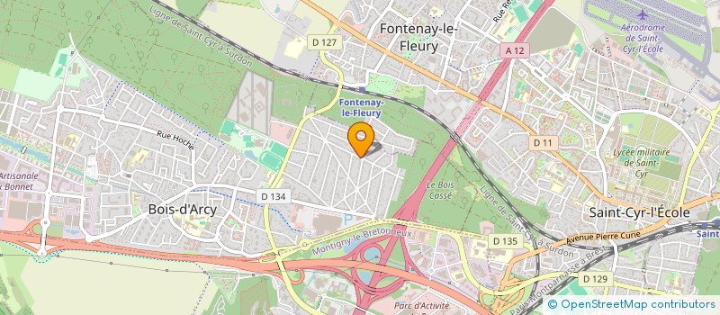 localisation de l'entreprise SCI JMVTG  BOIS-D'ARCY