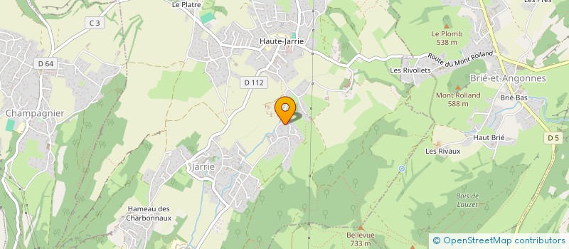 localisation de l'entreprise SCI JMX  JARRIE