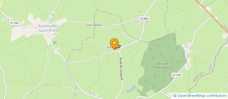 localisation de l'entreprise SCI JMY03  RONNET