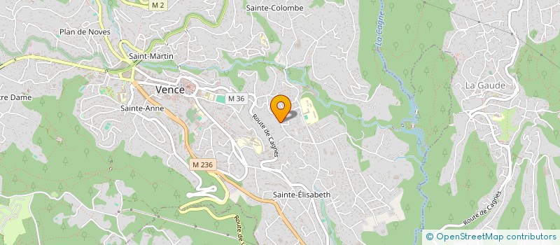 localisation de l'entreprise SCI JMYIAA  VENCE