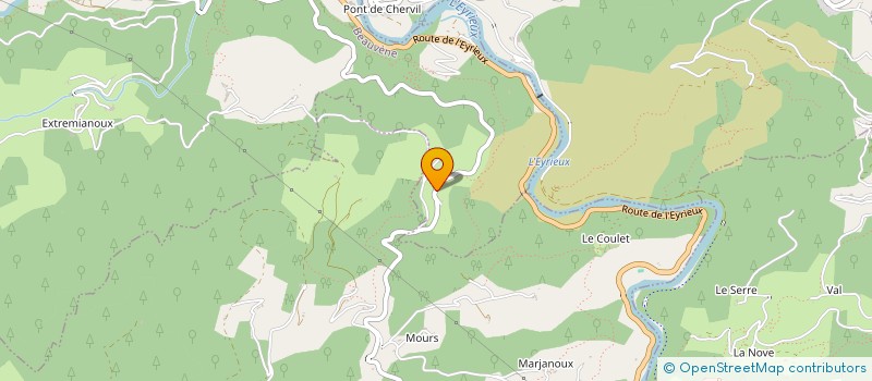 localisation de l'entreprise SCI JN MARGIER  BEAUVENE