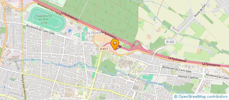 localisation de l'entreprise SCI JN VERT GALANT à PAU