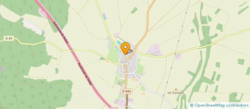 localisation de l'entreprise SCI JN2S  NITRY