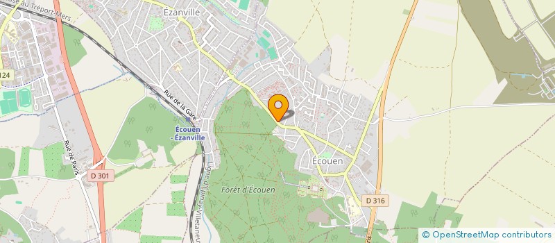 localisation de l'entreprise SCI JNA INVEST  MONTMORENCY