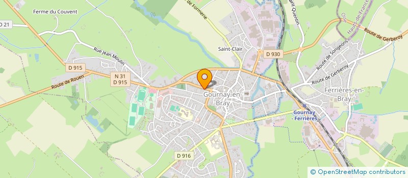 localisation de l'entreprise SCI JNC  GOURNAY-EN-BRAY