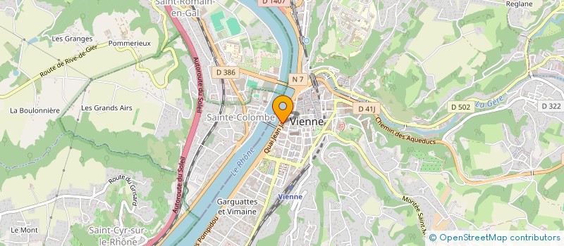 localisation de l'entreprise SCI JNC II  VIENNE