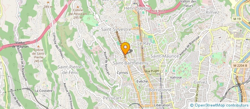 localisation de l'entreprise SCI JNCD à NICE