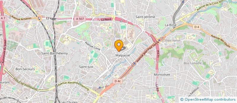 localisation de l'entreprise SCI JNESS à MARSEILLE