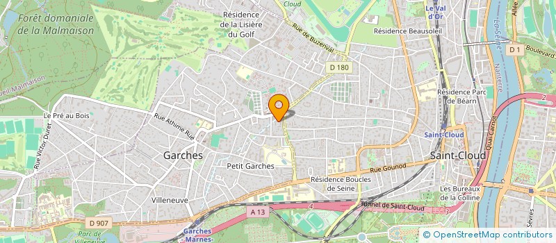 localisation de l'entreprise SCI JNG à GARCHES