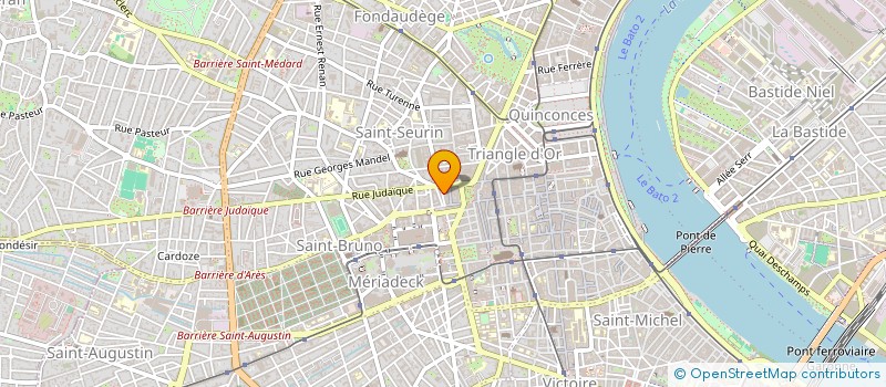 localisation de l'entreprise SCI JNG  BORDEAUX